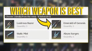 Which 5Star Weapon Should You Choose At Union Level 45 [upl. by Aisenet]