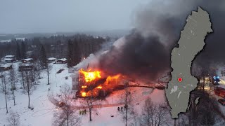 Brand på skidanläggning TRAILER [upl. by Cathryn]