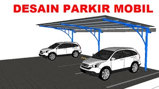 Desain tempat parkir mobil banyak [upl. by Aynik]