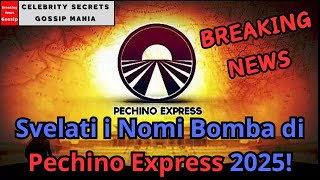 Pechino express 2025 svelati i nomi [upl. by Virgina]