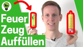 Feuerzeug Auffüllen ✅ULTIMATIVE ANLEITUNG Wie Gasfeuerzeug Nachfüllen amp BIC Clipper mit Gas Füllen [upl. by Bunting]