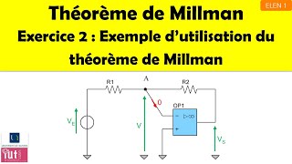 Théorème de Millman  Exercice 2  exemple dutilisation du théorème de Millman [upl. by Fields]