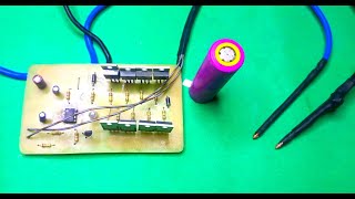 diy battery spot welder  18650 battery spot welder [upl. by Chilson]