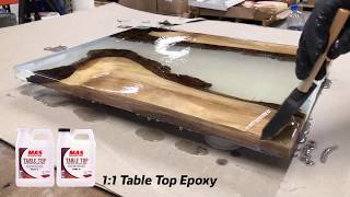 Making a Live Edge Table with MAS Epoxies [upl. by Sivart849]