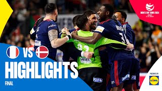 What a CRAZY final  France vs Denmark  Highlights  Mens EHF EURO 2024 [upl. by Htrap798]