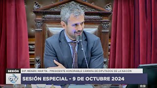 🇦🇷 SESIÓN COMPLETA 9 de octubre de 2024  FINANCIAMIENTO UNIVERSITARIO  Diputados Argentina [upl. by Ahselrac]