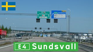 Sweden E4 to Sundsvall [upl. by Aicnorev]