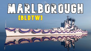 World of WarShips Marlborough  3 Kills 202K Damage [upl. by Ayila852]