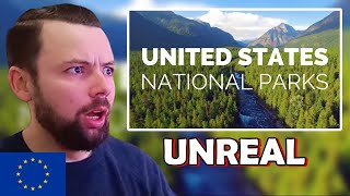 European Reacts to The 25 Best National Parks in America [upl. by Loeb889]