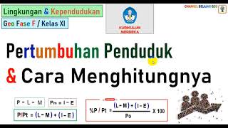 Pertumbuhan Penduduk amp Cara Menghitungnya [upl. by Nnarefinnej]