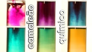 Camaleão químico EXPERIÊNCIA de QUÍMICA  mudança de cor da água [upl. by Ezmeralda]