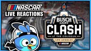 2024 NASCAR Cup Series Busch Light Clash At The Coliseum LIVE Race Reaction 🔴 [upl. by Agan]