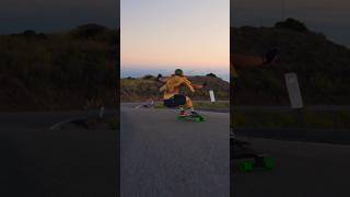 Downhill Longboarding FULL SEND slow motion downhill extremesports longboard downhilllongboard [upl. by Eizle]