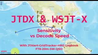 Xiegu X6100 JTDX amp WSJTX Decode Speed  N7JFP [upl. by Teplica]