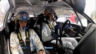 Sébastien Ogier Volkswagen motorsport testing for 2013 MonteCarlo  BestofRallyLivecom [upl. by Kamp]