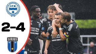 Värnamo Vs Sirius 24 All Goals Results Extended Highlights [upl. by Styles]