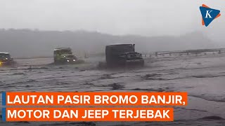 Lautan Pasir Bromo Banjir Ratusan Kendaraan Terjebak [upl. by Annaed963]