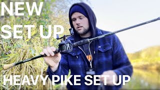 New heavy Pike Fishing setup for lure fishing new setup for 2021 [upl. by Ayam]