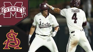 Arizona State vs Mississippi State Baseball Highlights  College Baseball Highlights 2023 [upl. by Valentino]