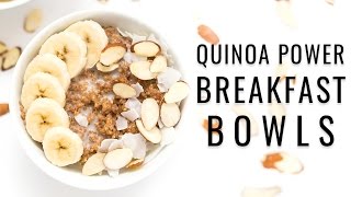 QUINOA POWER BREAKFAST BOWLS amp an almond orchard tour [upl. by Irved]