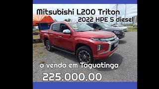 L200 2022 HPE S diesel aut a venda em Taguatinga feirão df [upl. by Giorgi868]