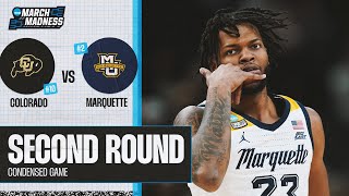 Marquette vs Colorado  Second Round NCAA tournament extended highlights [upl. by Knowlton]