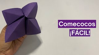 COMECOCOS DE PAPEL  ORIGAMI FÁCIL [upl. by Cirederf]