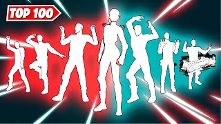 TOP 100 ICON SERIES DANCES amp EMOTES IN FORTNITE [upl. by Ervin]