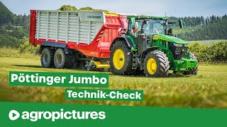 Der neue Pöttinger Jumbo 7450 Kombi Ladewagen im Test  Agropictures Technik Check [upl. by Atsocal]