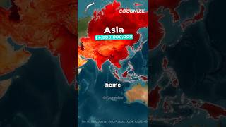 Which Continent Is The Most Populated shorts [upl. by Proudman]