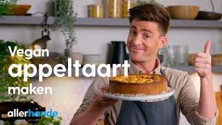 Vegan appeltaart  Hugo Kennis  Allerhande Kookschool [upl. by Cully504]