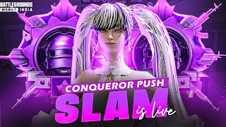 BGMI LIVE  CONQUEROR RANK PUSH  SLAM GAMING BTG bgmilive bgmi [upl. by Angrist]