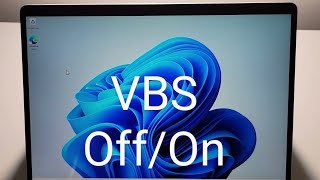 How To Turn VBS Off or On with Windows 11  10 [upl. by Lleneg]