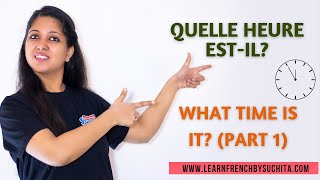 Quelle heure estil  What time is it 12  By Suchita  For classes  918920060461 [upl. by Ahsram]