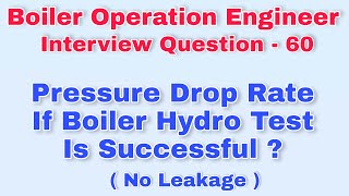 Boiler hydro test procedure as per IBR  boe exam preparation [upl. by Martinez]