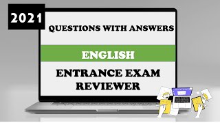 Entrance Exam Reviewer 2021  Common Questions with Answers in English [upl. by Edelman309]