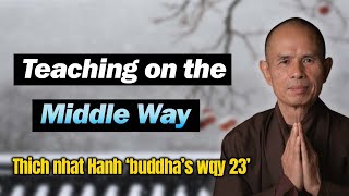 Teaching on the Middle Way Thich Nhat Hanh Buddhas way 23 [upl. by Sherry]