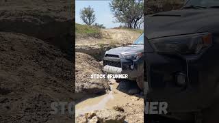 Lifted Jeep on 40s vs Stock 4Runner [upl. by Fernald441]