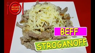 Beef Stroganoff Nasıl Yapılır  Beef Stroganoff Tarifi [upl. by Ruamaj]