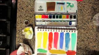 Schmincke Watercolors Review amp Demo [upl. by Dupre]