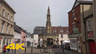 Shepton Mallet Walk Town Centre【4K】 [upl. by Keelby320]