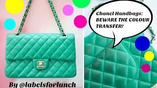 Chanel handbags Beware The Colour Transfer Watch this before you buy a light color Chanel bag [upl. by Farrand56]