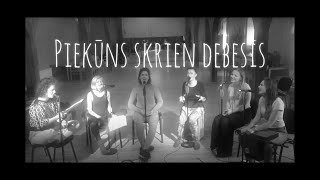 PIEKŪNS SKRIEN DEBESĪS Latvian Voices a cappella live [upl. by Ahsemik]