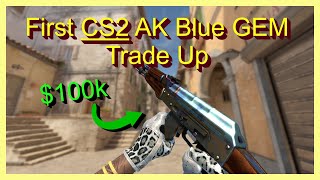 First CS2 AK Case Hardened Trade Up Attempt [upl. by Lambert]