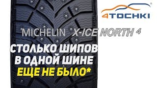 Michelin XIce North 4  столько шипов в одной шине еще не было на 4 точки Шины и диски 4точки [upl. by Adnolay]