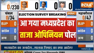 MP Election Opinion Poll 2023  मध्यप्रदेश के 230 सीटों पर सबसे ताजा ओपिनियन पोल  MP News [upl. by Virginia]