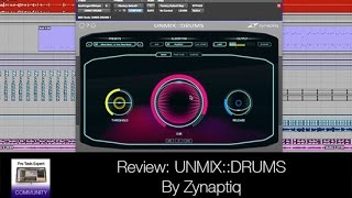 Review  UNMIXDRUMS By Zynaptiq [upl. by Neelyam]