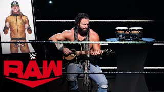 Elias throws a tribute concert for Matt Riddle Raw Dec 12 2022 [upl. by Zetnwahs595]