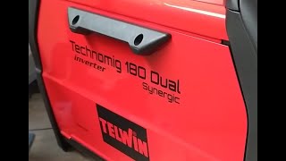 Telwin technomig 180 dual synergic new model 2021 [upl. by Bledsoe]