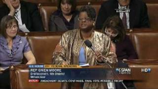 Rep Moore Tells AntiChoice GOP Where to Shove Black Genocide Lie [upl. by Eirene]